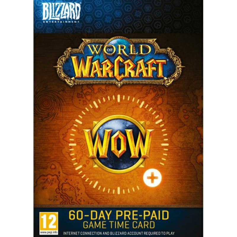 World of Warcraft Game Time 60 Days