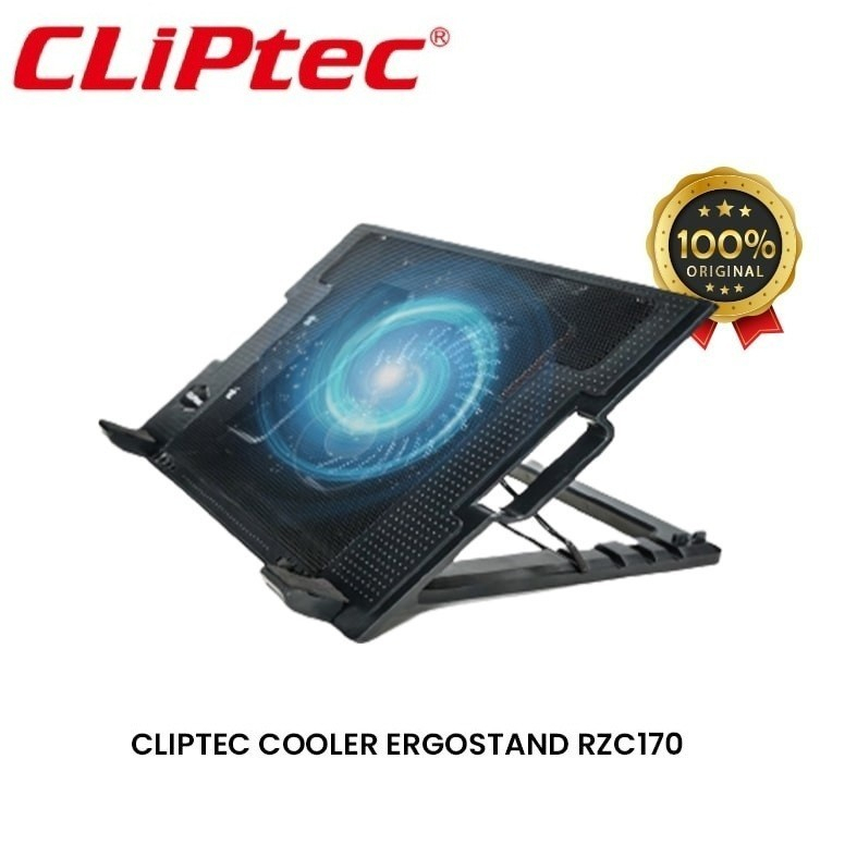 Cliptec RZC170 Notebook Cooling Pad  Ergostand for 9 - 17Inch