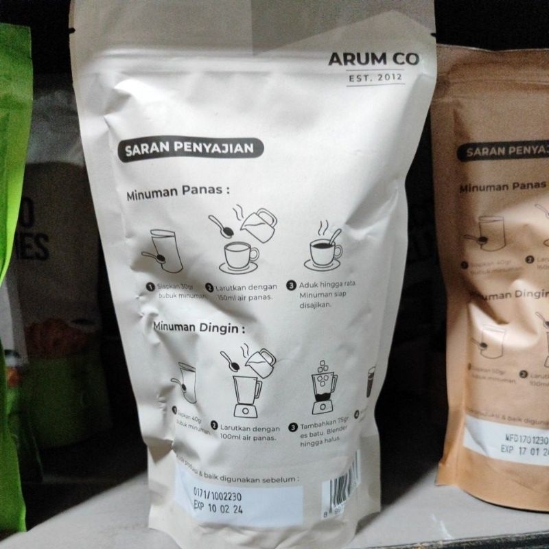 Arum Co Vanilla Latte 500gr / Vanila / Minuman Bubuk Murah &amp; Enak / Instant Drink