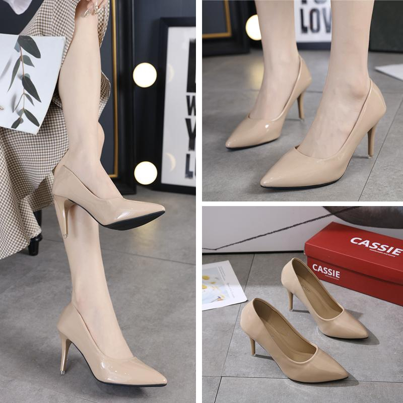 GSW Sepatu High heels basic import / Heels wanita kerja import sepatu wanita high heels basic 8cm ( 7211 ) Heels kerja wanita