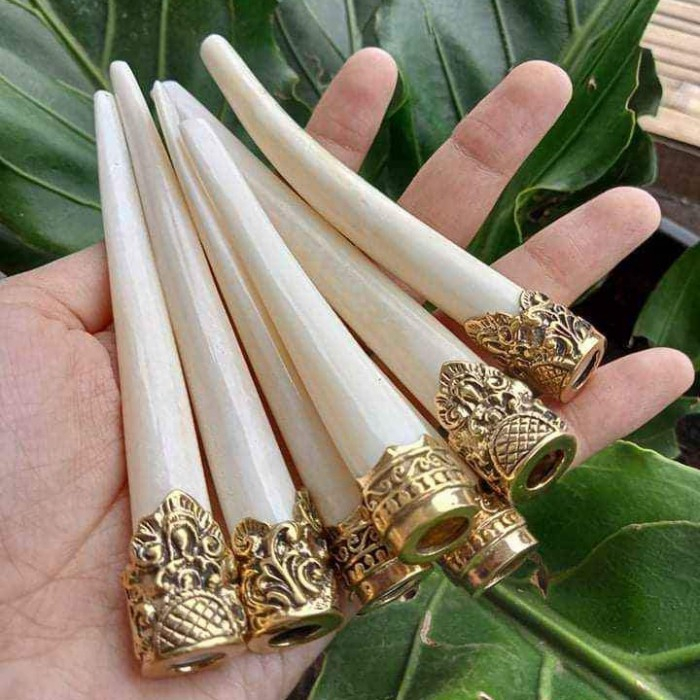 Once Pipa Tulang Sapi Alpakah Ukir Super