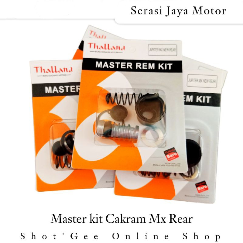 MASTER KIT CAKRAM MX NEW REAR/MX KING REAR (BELAKANG) / SIL MASTER CAKRAM BAWAH BELAKANG JUPITER MX NEW/MX KING