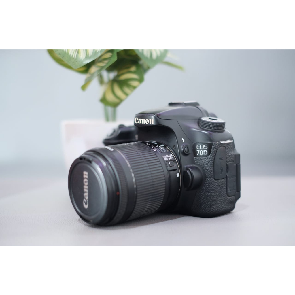 kamera dslr semipro canon 70d body only tanpa lensa second mulus termurah