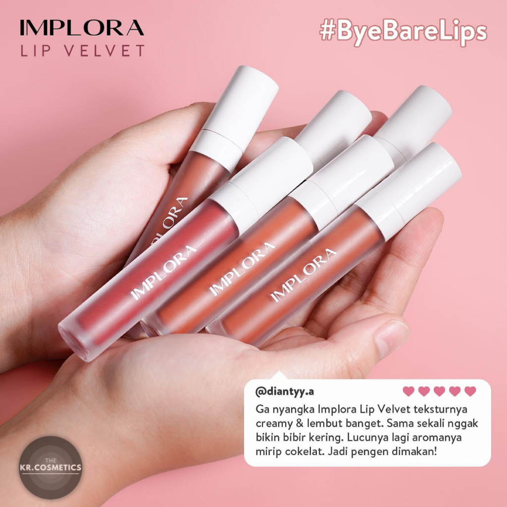 IMPLORA  lipcream lip velvet 4,6 gr