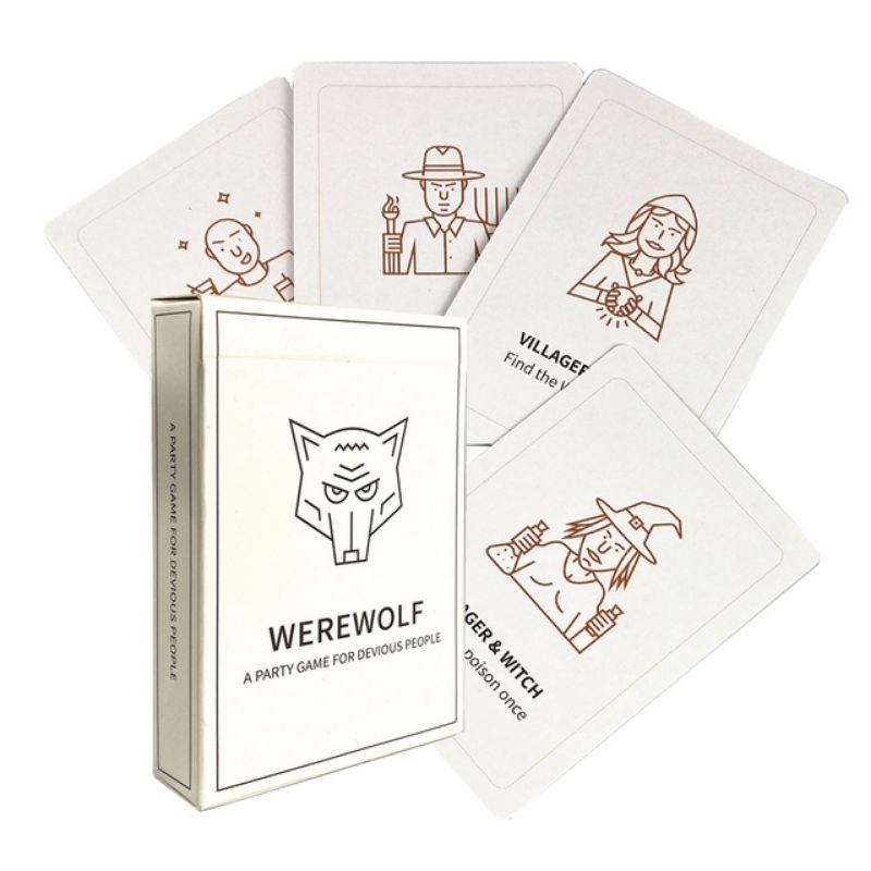 werewolf a party game for devious people - board game