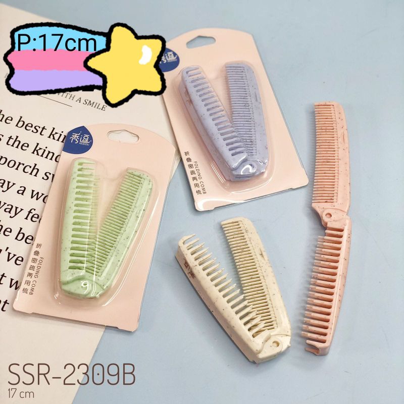 Sisir Rambut|Sisir Lipat|Sisir Travelling|Sisir Rambut 2in1