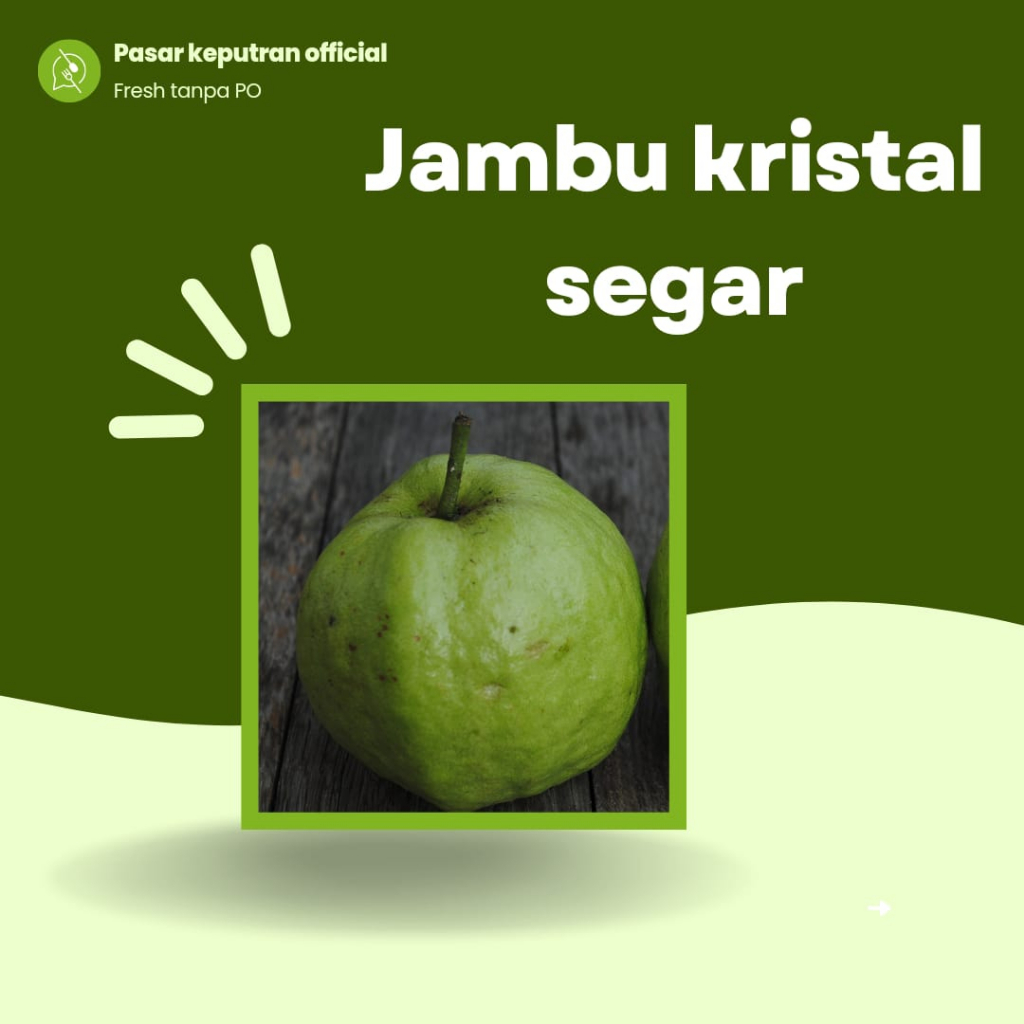 

Jambu kristal segar, jambu kristal fresh 1kg, jambu kristal