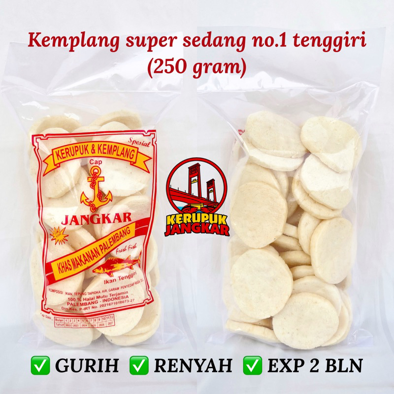 

Kemplang Super Sedang No.1 Asli Palembang 250Gr | Kerupuk Kemplang