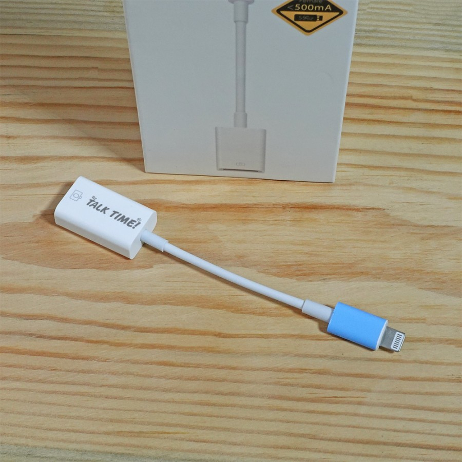 KABEL OTG LIGHTNING OTG ADAPTER LIGHTNING USB KABEL OTG TALKTIME LIGHTNING