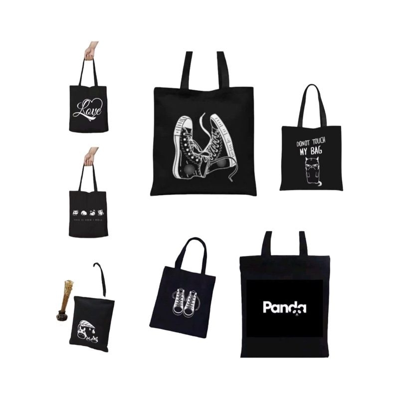 Totebag Tas Wanita Tote Bag Perekat Custom Terlaris Termurah