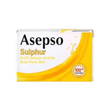Asepso Sulphur 80gr / Acne Prone Skin / Sabun Untuk Kulit Jerawat