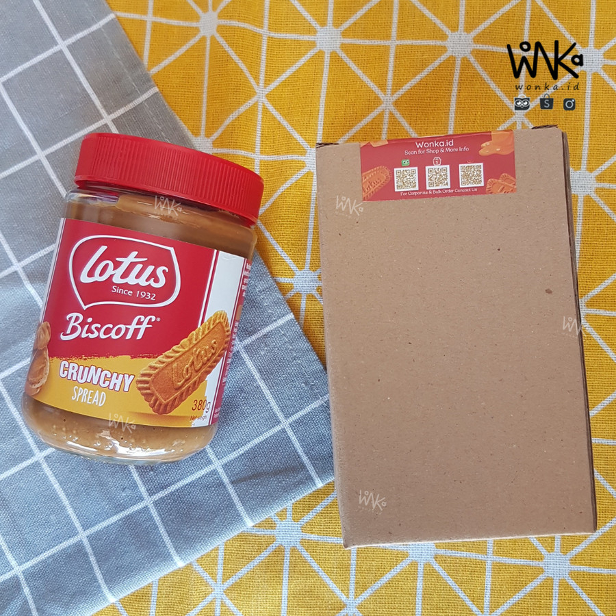 Lotus Crunchy Spread - Selai Speculoos 380 gr - EXTRA BOX