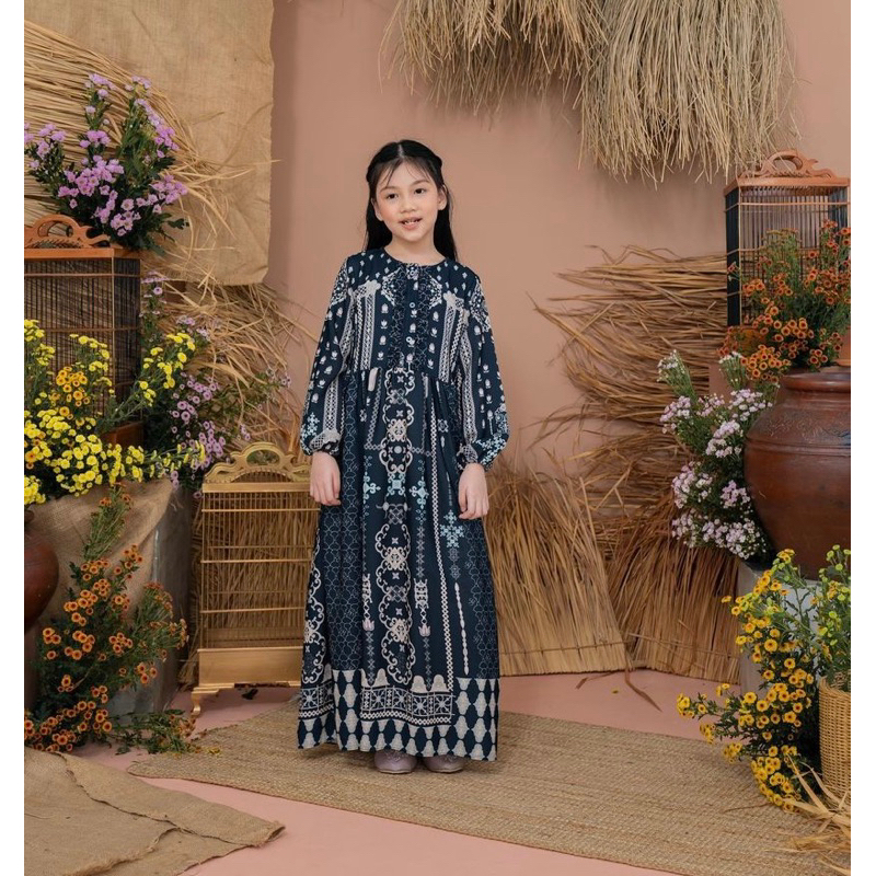 Preloved-“Greisy” series lentera dress anak 1tahun - baju muslim