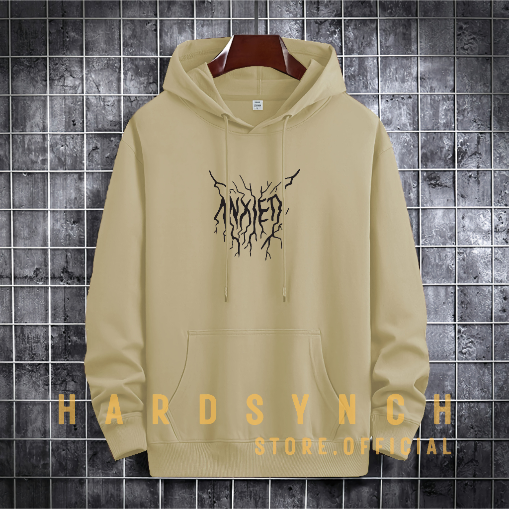 Sweater Hoodie Anxiety Unisex ( Pria &amp; Wanita ) Premium Quality S-XXL Cotton Fleece / Hoodie Korean Style / Sweater Hoodie / Hoodie Polos / Hoodie Wanita / Hoodie Pria / Sweater Hoodie Distro Original ( AX 49 )