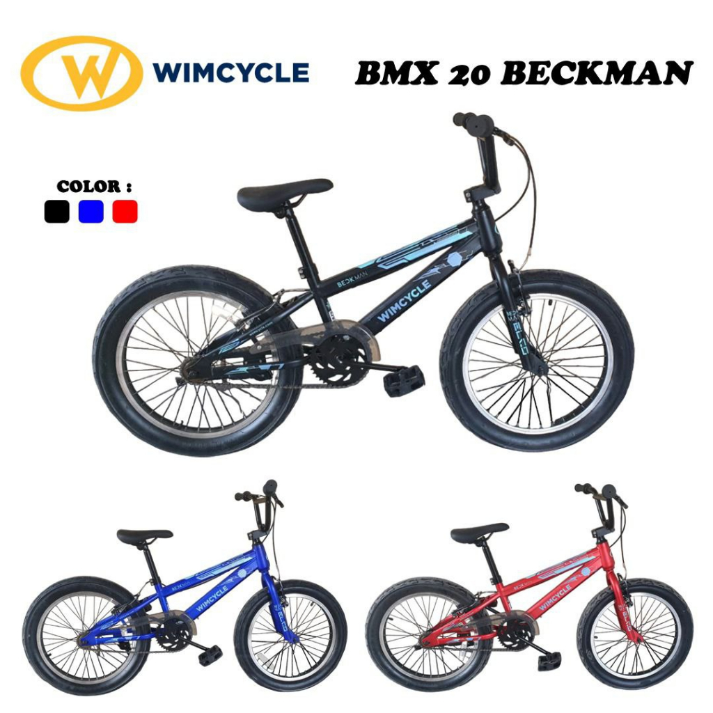 SEPEDA ANAK COWOK BMX 20" WIM CYCLE BECKMAN 3.0