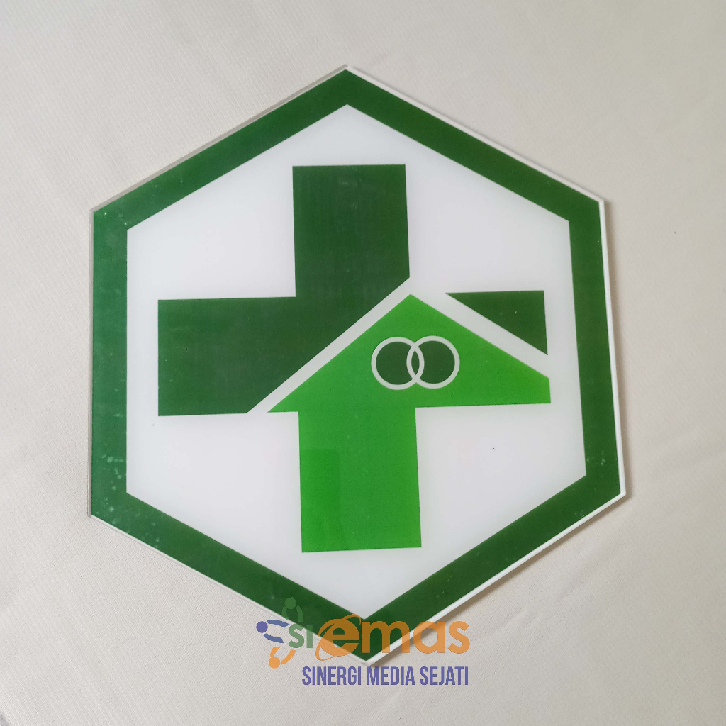 Aurabaik Akrilik Logo Puskesmas Logo Puskesmas Sesuai Permenkes