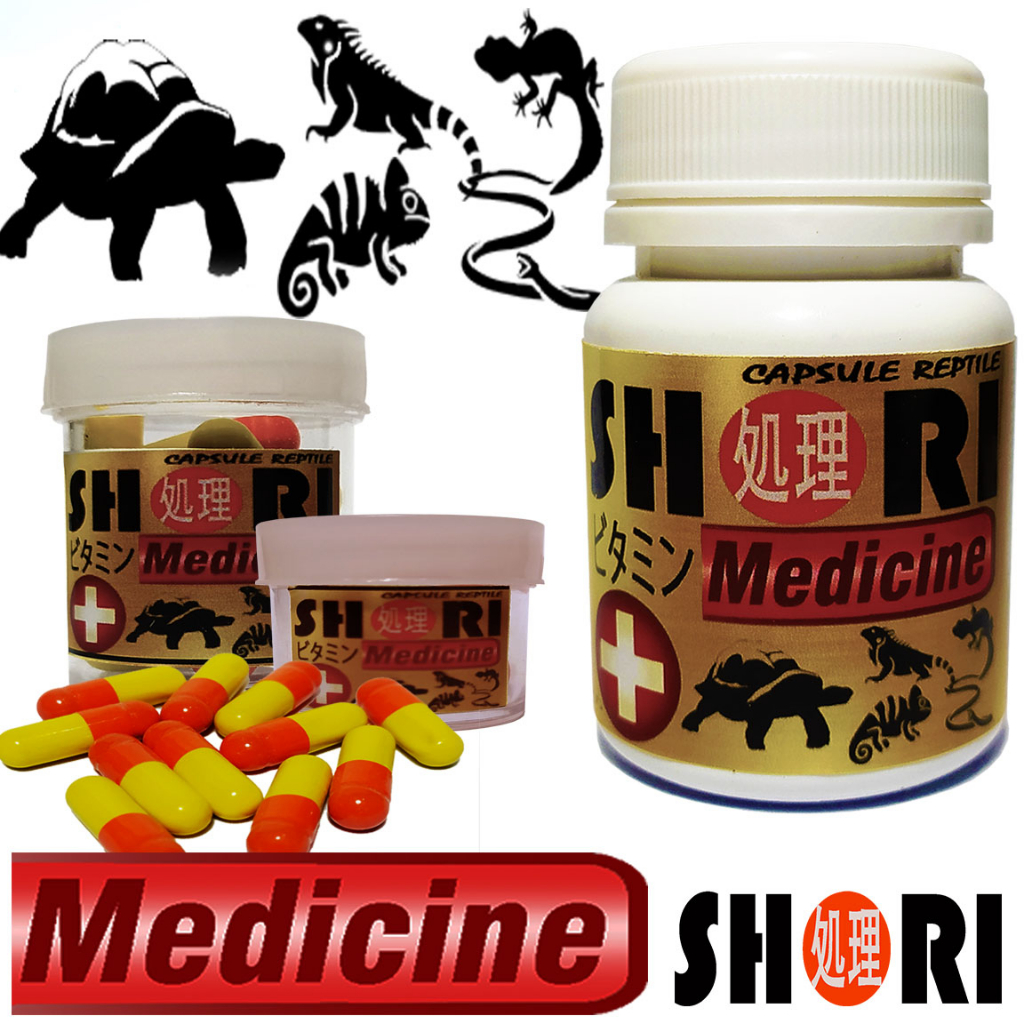 SHORI REPTILE MEDICINE VITAMIN OBAT SUPLEMEN TEGU GECKO SALVA BD KURA SULCATA PARDALIS TURTLE VARANU