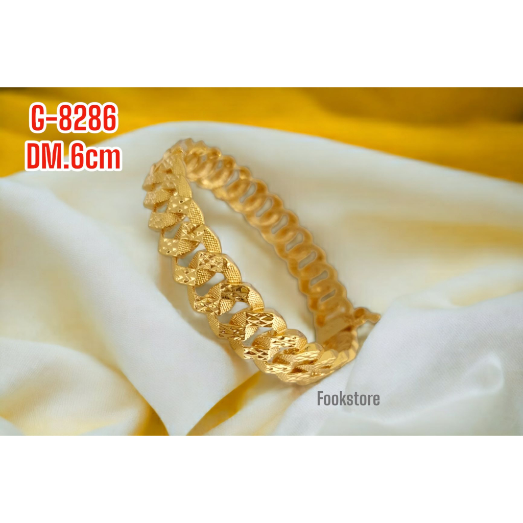 GELANG DEWASA MOTIF SISIK NAGA MODEL BUKAAN SAMPING/G-8286