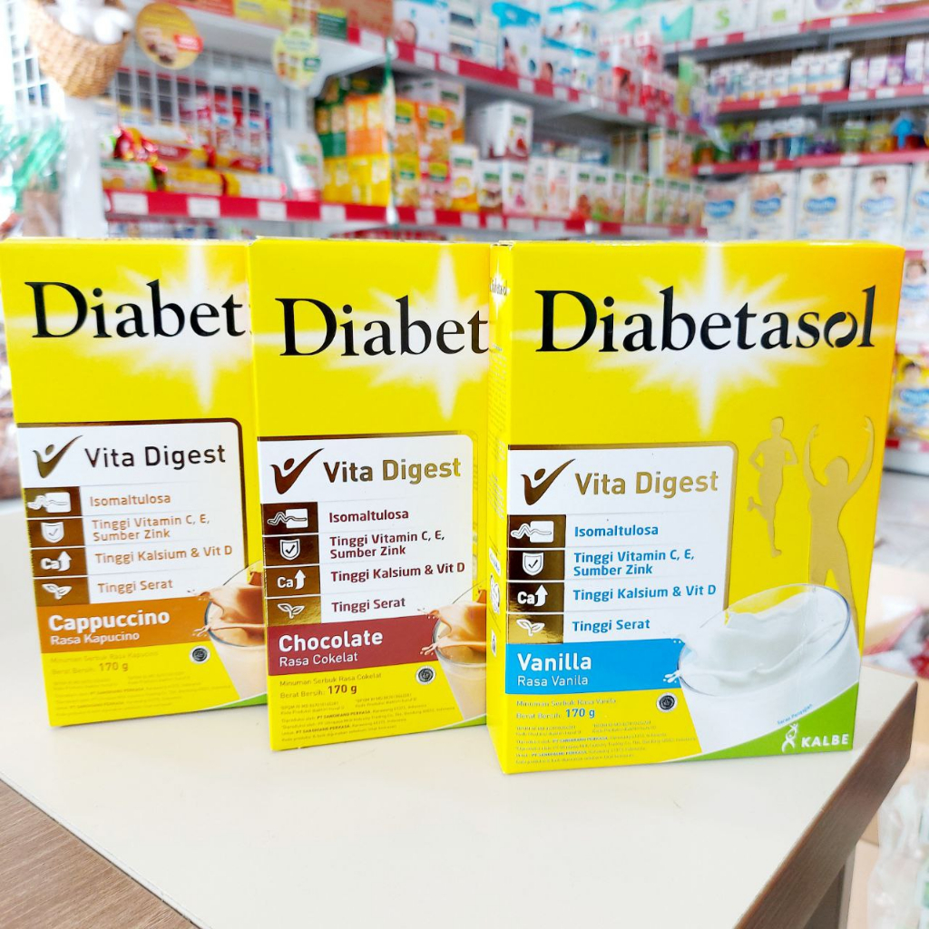 

Diabetasol Vanilla/ Chocolate/Cappucino 170g,