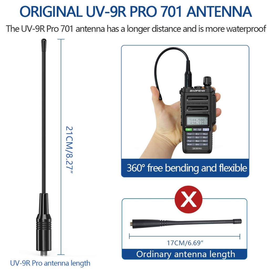 UV-9R PRO - Two-Way Radio Walkie Talkie - UPGRADE UV-9R &amp; UV-9R PLUS