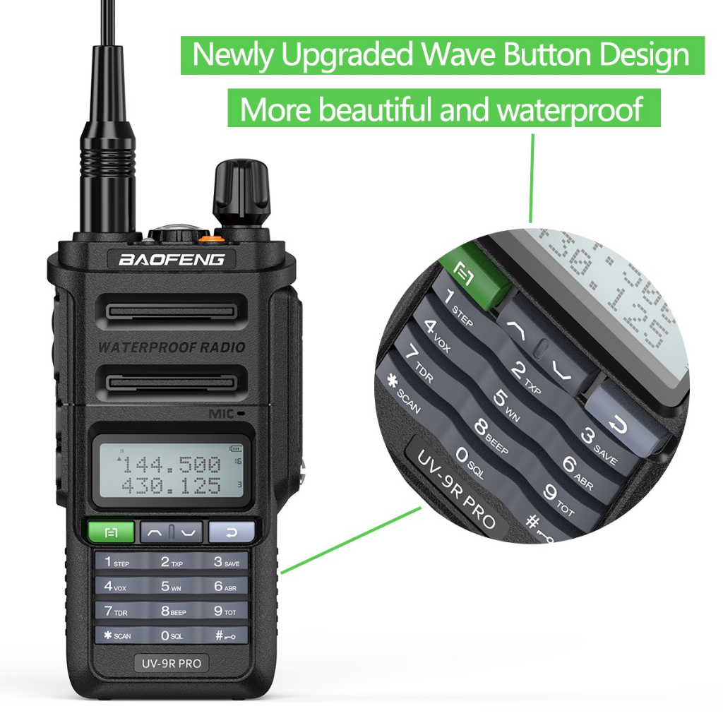 UV-9R PRO - Two-Way Radio Walkie Talkie - UPGRADE UV-9R &amp; UV-9R PLUS