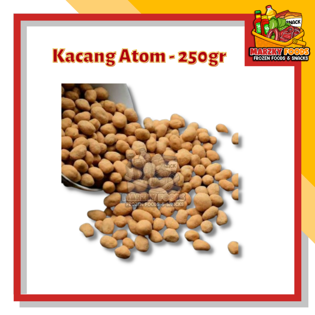 

Kacang Atom Original 250gr Kacang Telor Oven