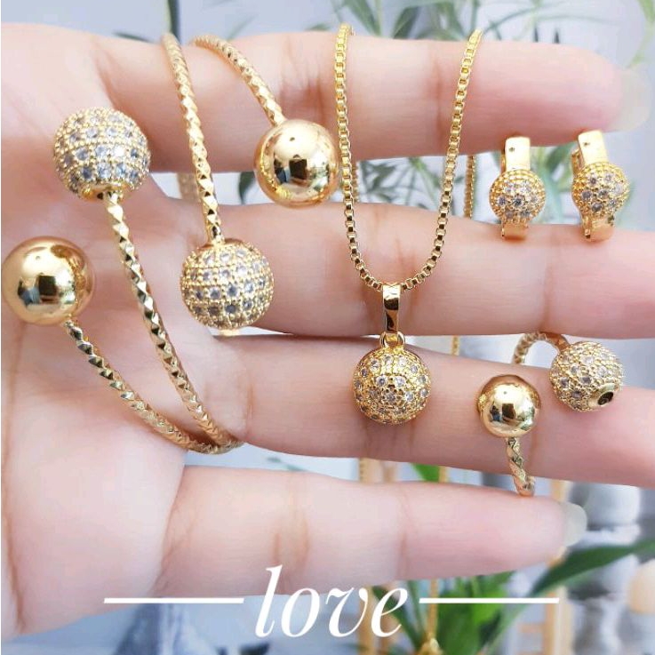 Xuping set perhiasan lapis emas 24k 2606