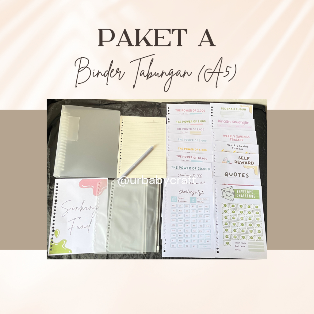 

[PRE-ORDER] PAKET BINDER KEUANGAN A5 BUDGETIG KEUANGAN