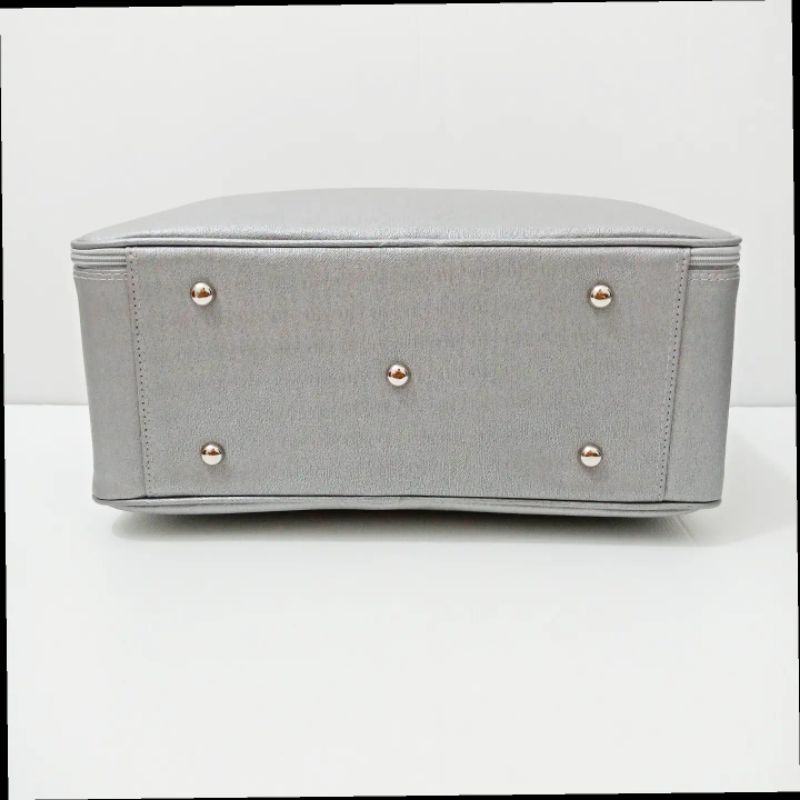 TRAVEL BAG JUMBO TAS JINJING METALIK ABU