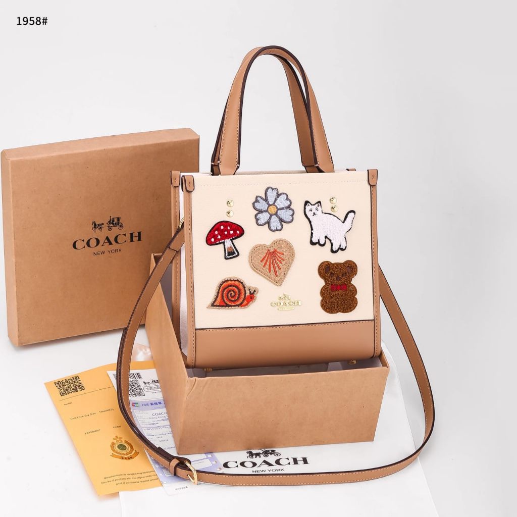 Coa Tote 22 With Creature  Patches Bag's TC1958