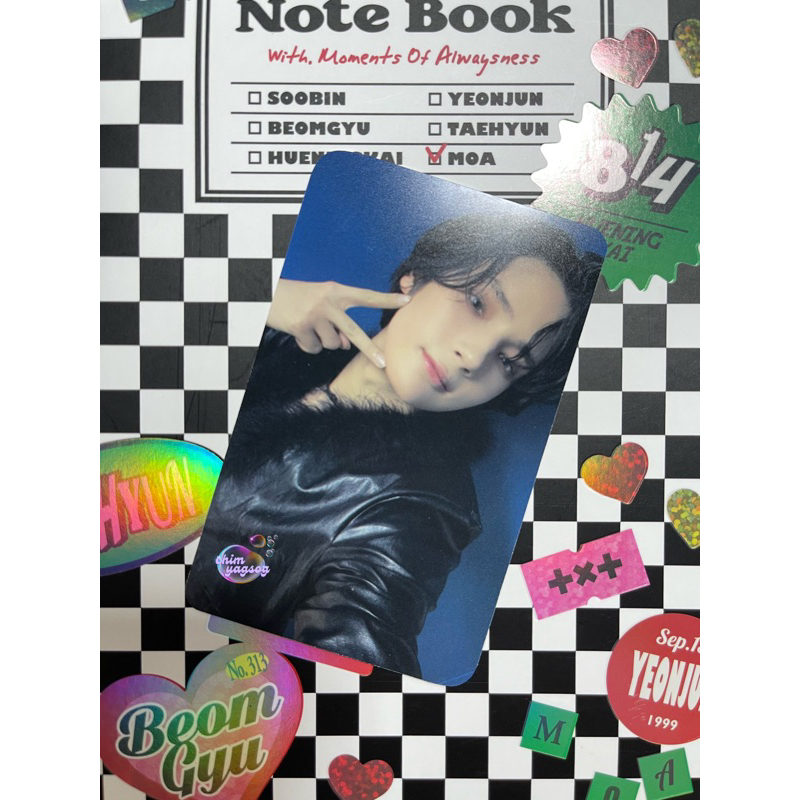 [READY INA] lucky draw ld power station round 2 r2 txt photocard hueningkai temptation