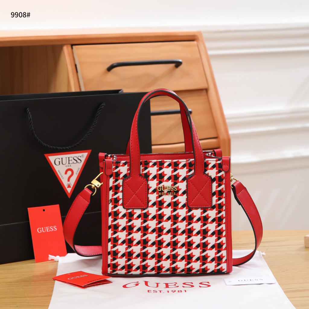 GS 9908 Canvas Silvana Tweed Mini Tote Bag