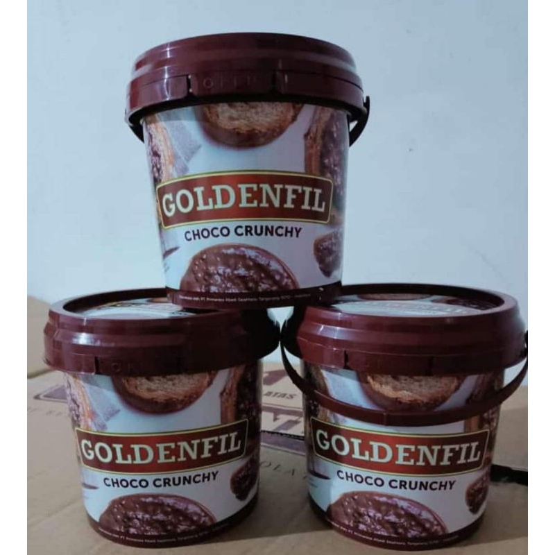 Goldenfil choco cruncy kemasan 1 kg