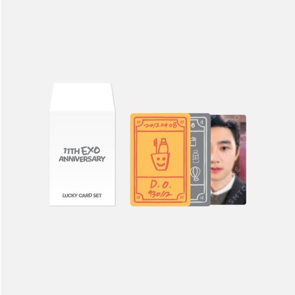 [DP PO] EXO Lucky Card Set - 11th EXO ANNIVERSARY MD