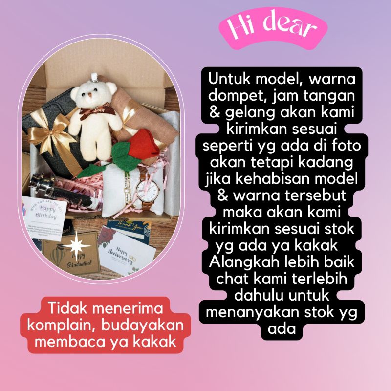 Hampers cewek kado ulang tahun hadiah wanita