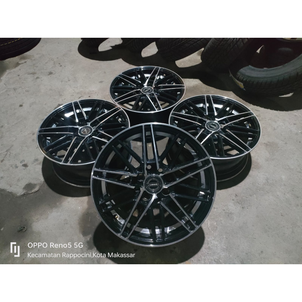 Velg Mobil Racing Bekas Ring 15 VOSSEN R15 Lebar 6,5 Baut 4 ET40