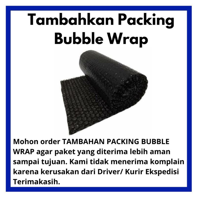 Extra bubble wrap tambahan packing