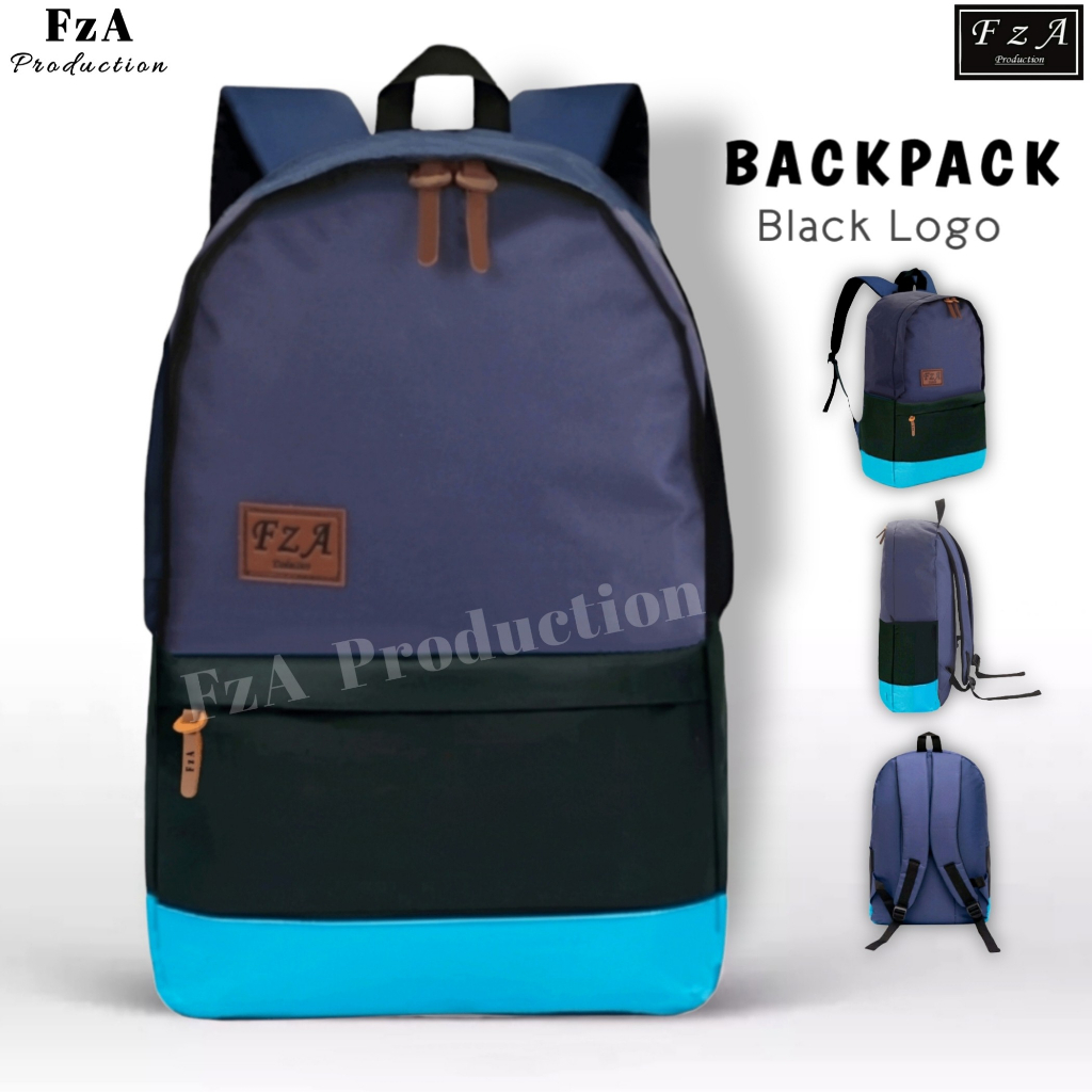 FzA Official - Tas Ransel Gendong Laptop Distro Sekolah Kuliah Pria Wanita Backpack Original Tas Punggung Laptop - BLSPT