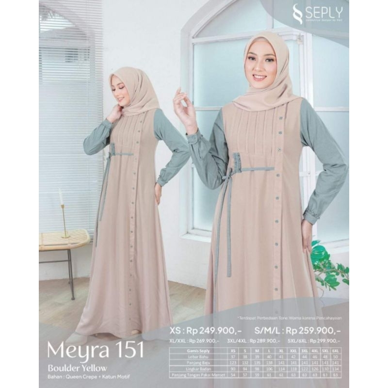 gamis Meyra 151 seply