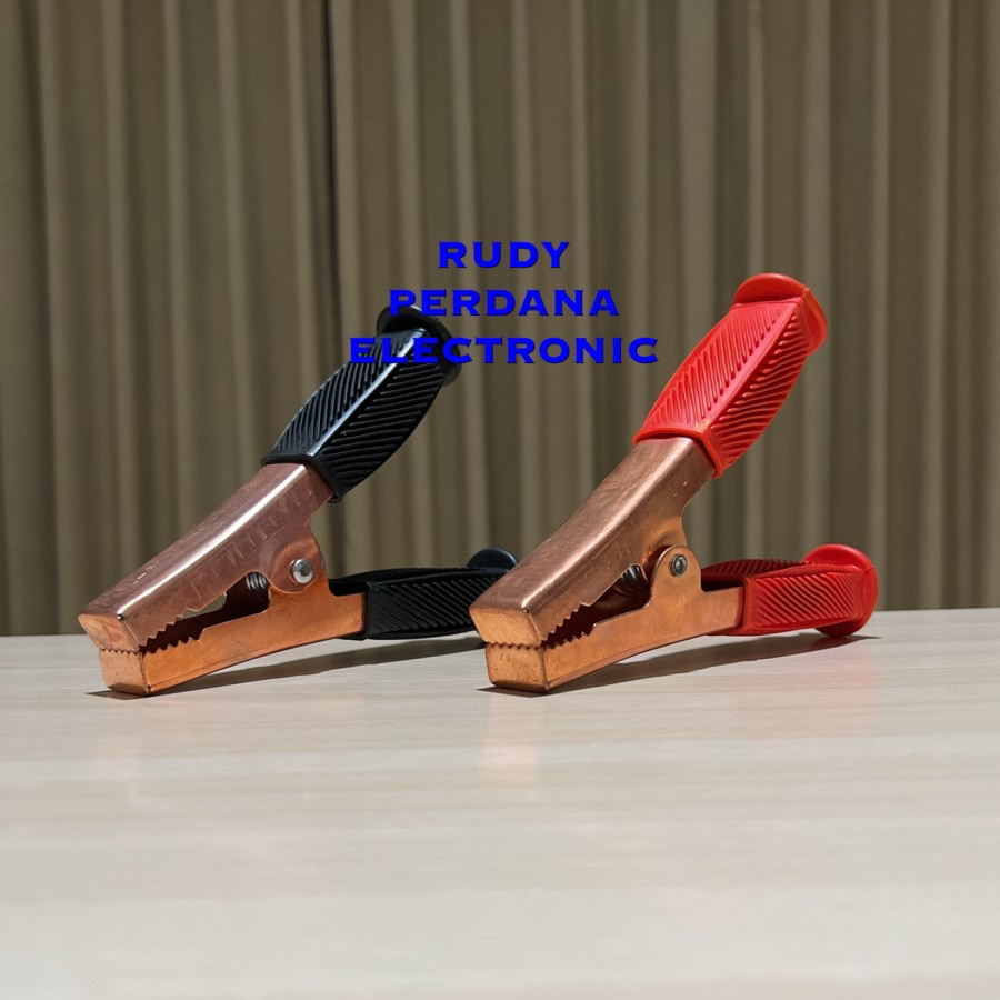 ACCU CLIP JEPIT AKI COOPER TEMBAGA JUMBO BIG BESAR 15CM 15 CM 500A 500 AMPERE