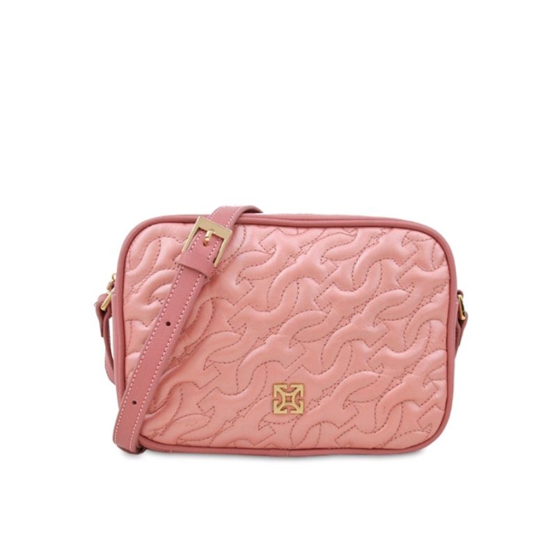 Gobelini Kurume Crossbody Resuro Quilted Pink