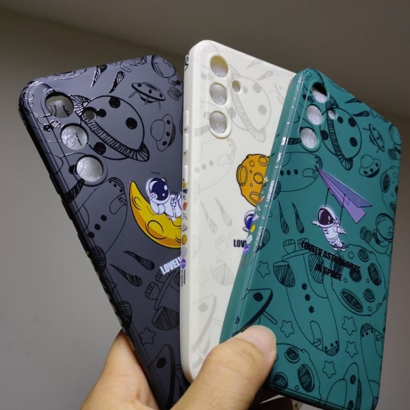 CASE MOTIF SAMSUNG A54 , A34 , M14 ,  A14 SOFTCASE SILIKON GAMBAR NASA