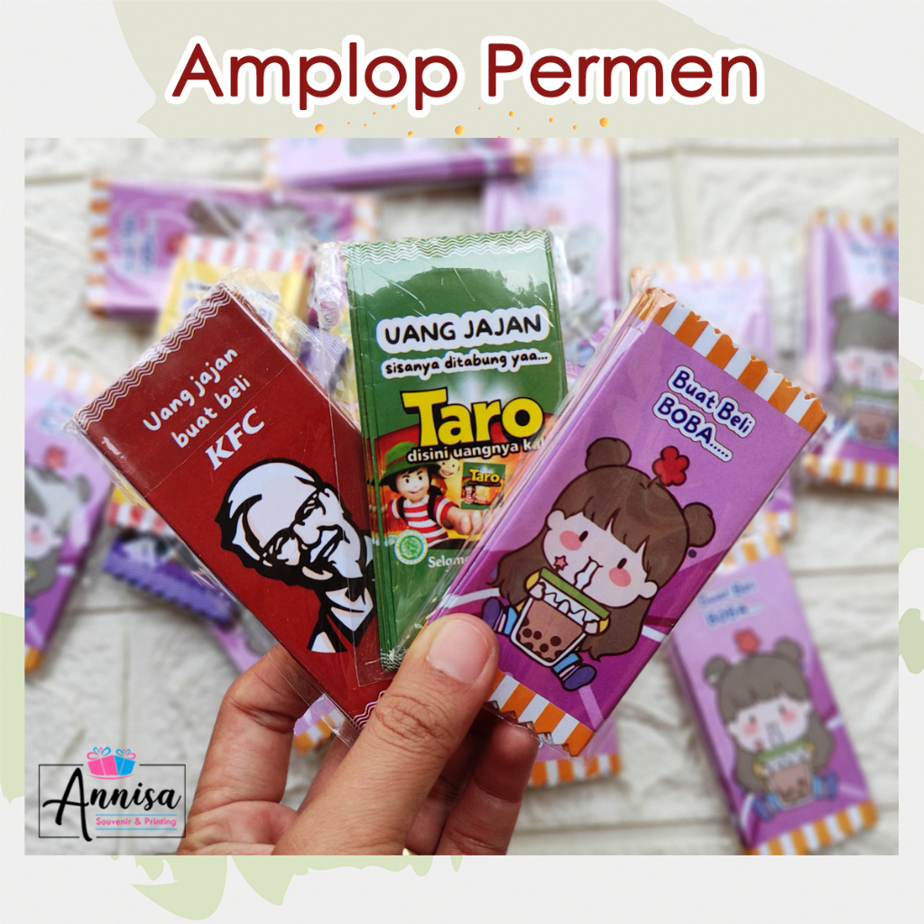 

(10pcs) Amplop Permen - Amplop Lebaran Permen Viral