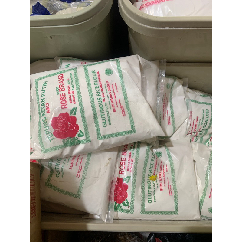 

Tepung Ketan exp Okt 2026 Rose Brand 500gr 1 pcs x 500 gram