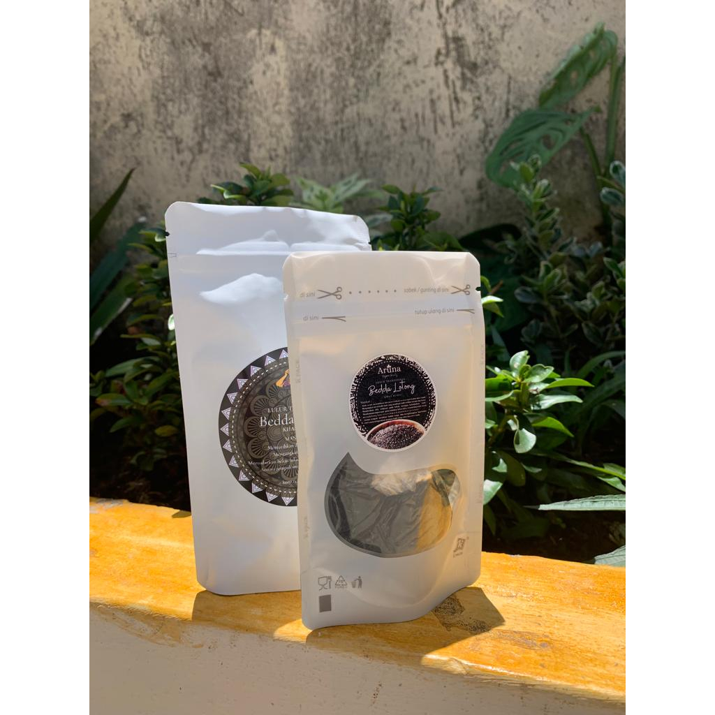 lulur rempah hitam bedak lotong / bedda lotong pouch basah/ lulur viral / beda lotong basah