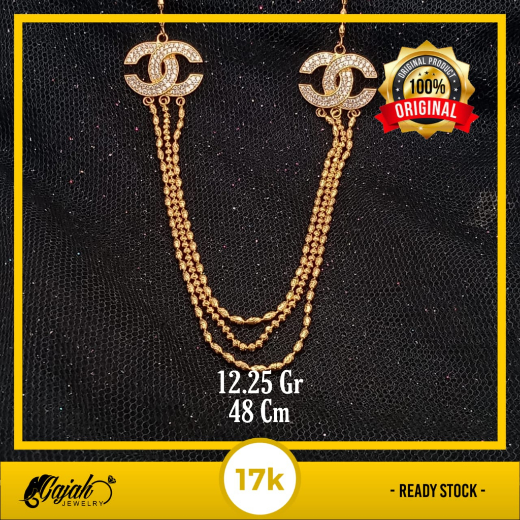 Kalung Emas 17K - 12.25 Gr Kadar 750 - 4672