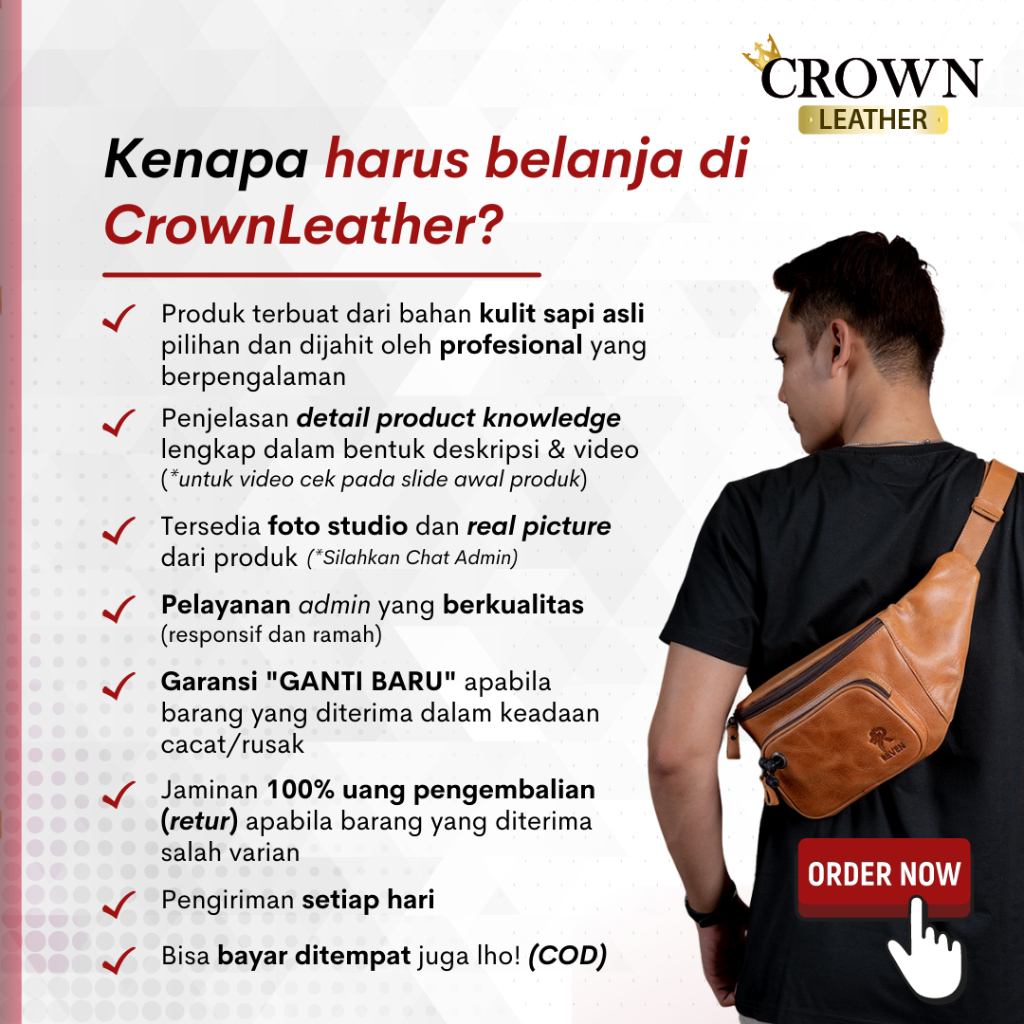 Dompet Pendek Pria Kekinian Terbaru Bergaransi 100% Kulit Sapi Asli - XAVIER WALLET