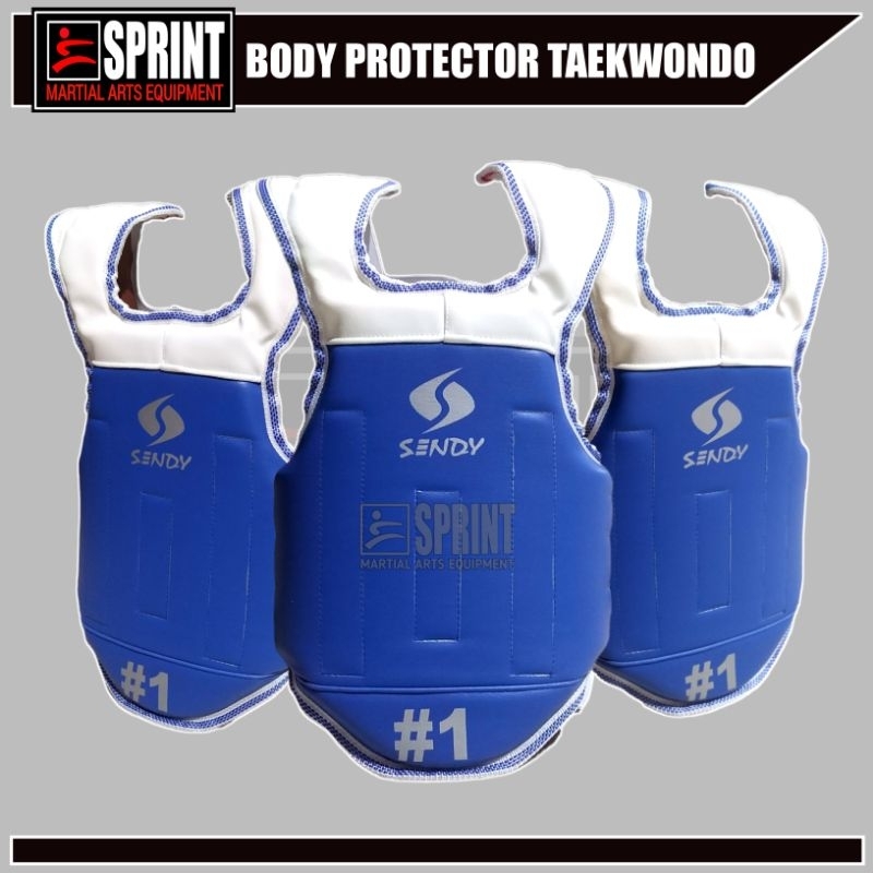 Body Protector Taekwondo - Hugo Taekwondo - Bodyprotector Pelindung Badan Taekwondo Original Bolak B