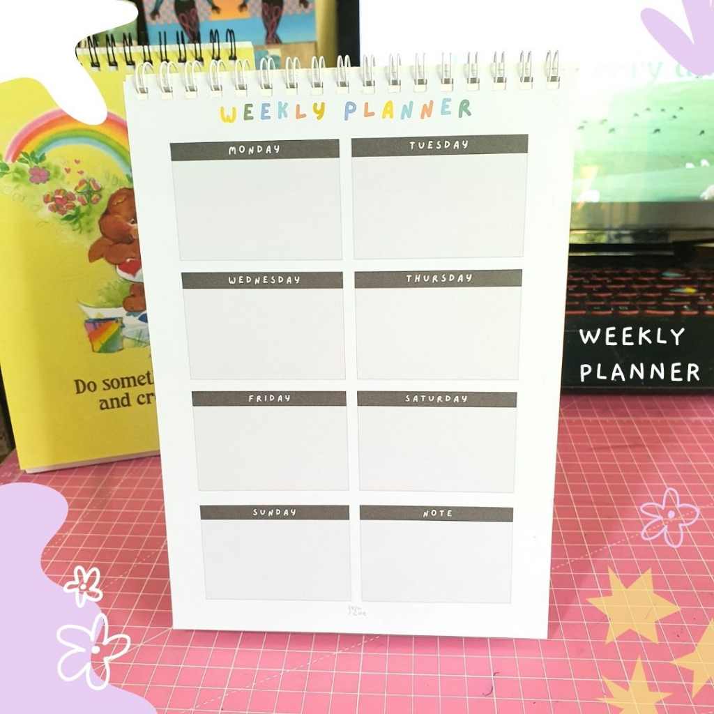 

Weekly Planner - Standing Planner Solucine A5 - 15 Lembar