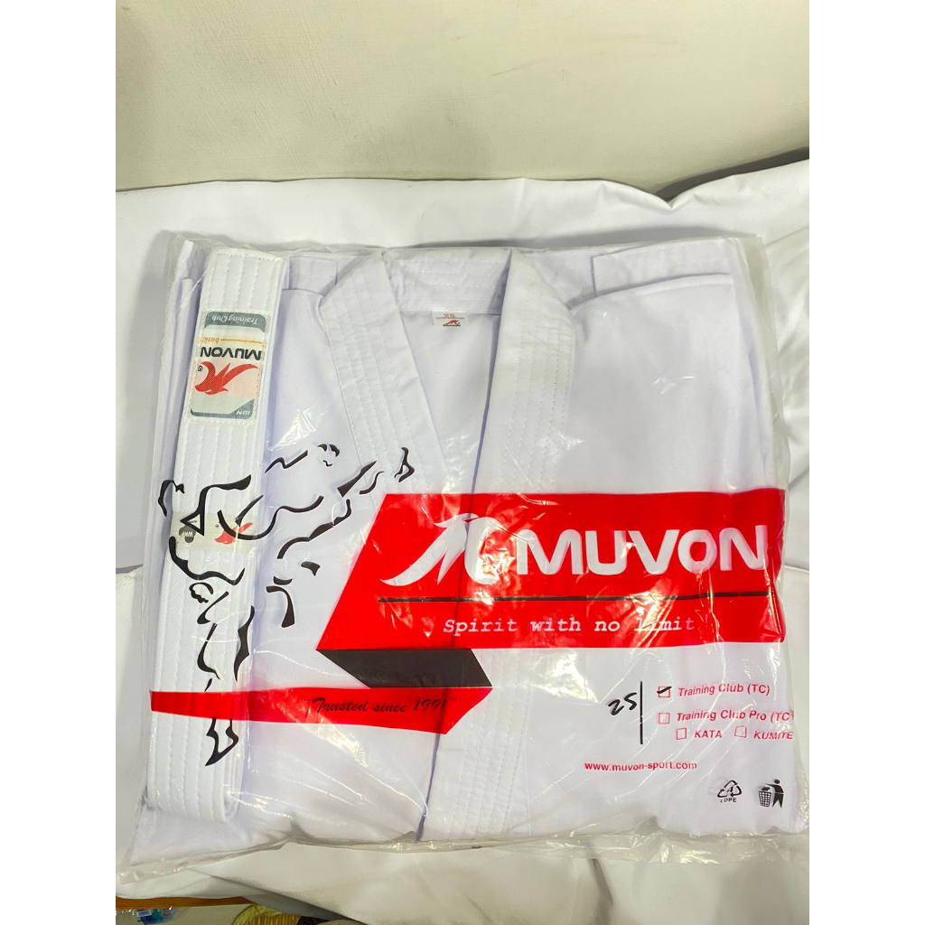 baju karate pemula muvon training club